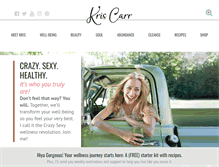 Tablet Screenshot of kriscarr.com